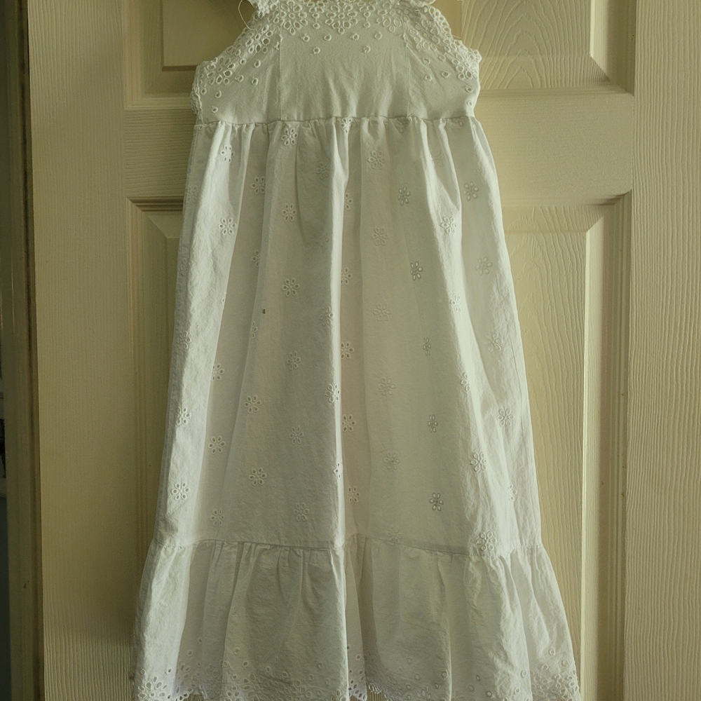 Copper Key Ivory Eyelet Dress